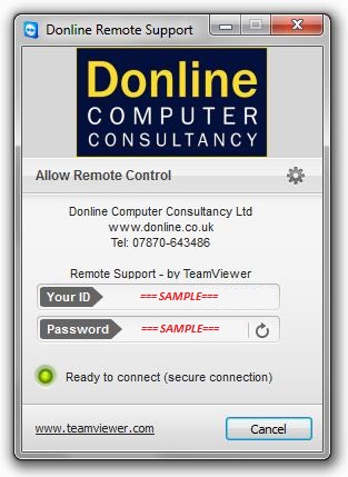 Click here to start a pre-arranged remote support session!